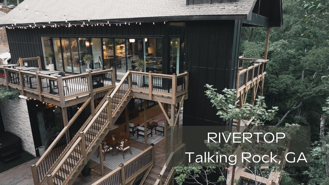 Rivertop in Talking Rock, GA is a custom home designed by architect James Knight of Reynard Custom Homes - architectural design services 