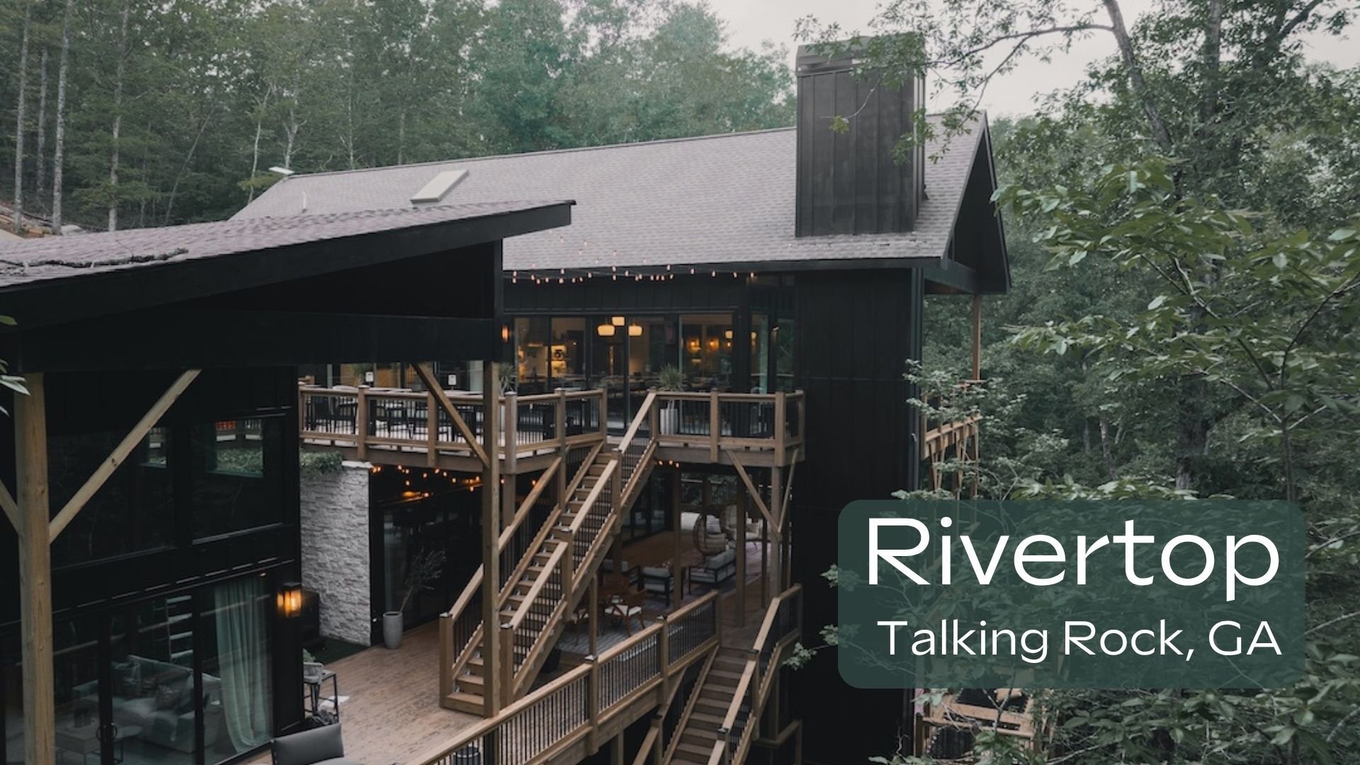 Rivertop - Talking Rock, GA is a custom home architecturally designed by James Knight of Reynard Custom Homes