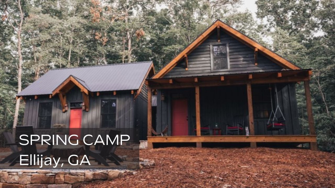 Spring Camp in Ellijay GA designed by James Knight of Reynard Custom Homes - Architectural designs 