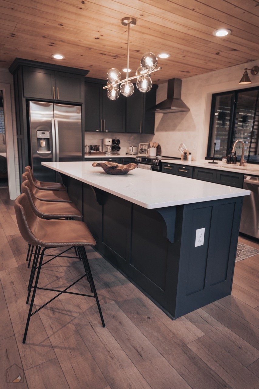 In the heart of Sevierville, Tennessee, amidst&nbsp;breathtaking views of the Great Smoky Mountains is a gorgeous custom A-Frame designed by James Knight of Reynard Custom Homes. Stella Luna is available as short term rental year round. 