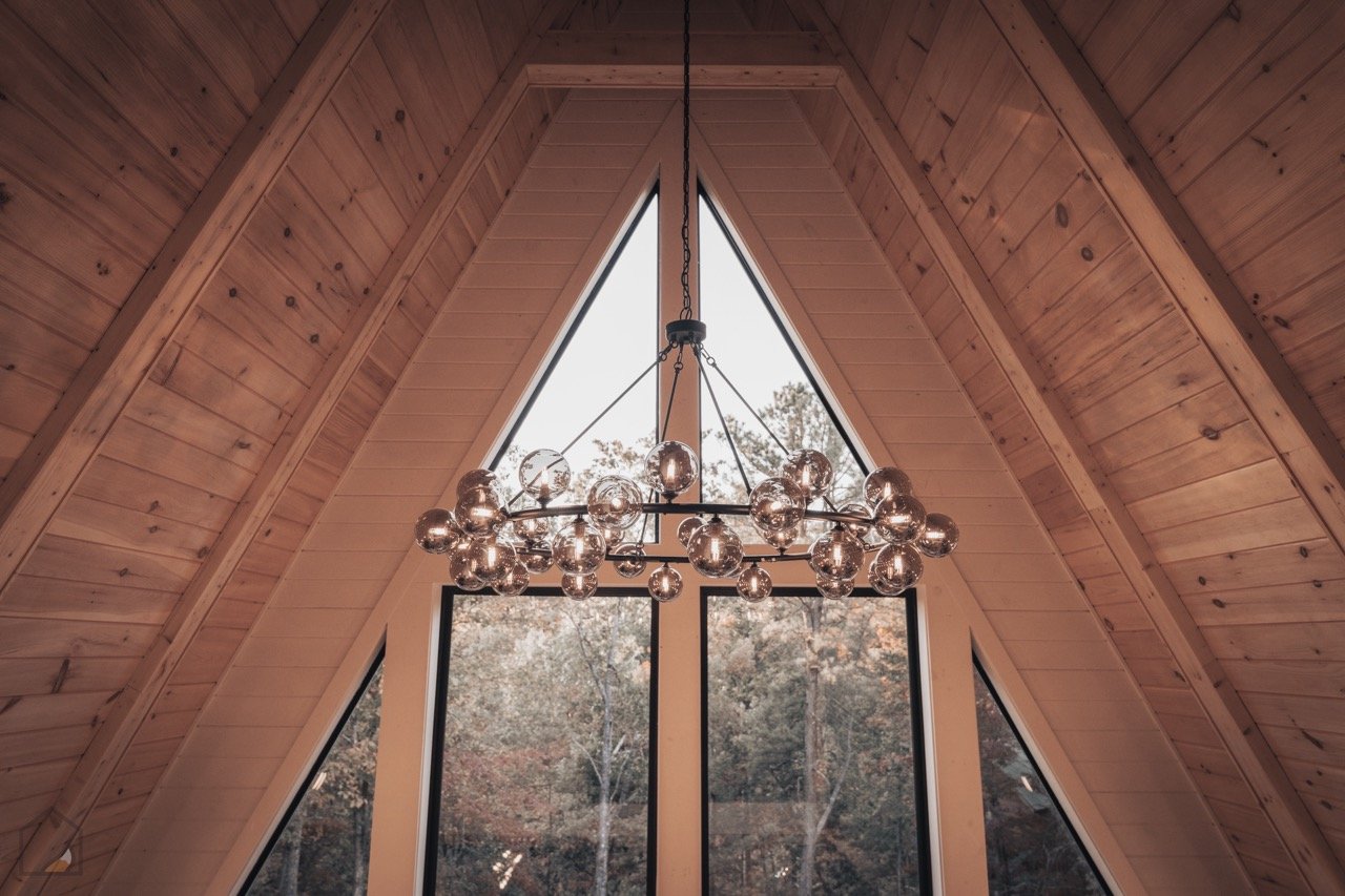 In the heart of Sevierville, Tennessee, amidst&nbsp;breathtaking views of the Great Smoky Mountains is a gorgeous custom A-Frame designed by James Knight of Reynard Custom Homes. Stella Luna is available as short term rental year round. 
