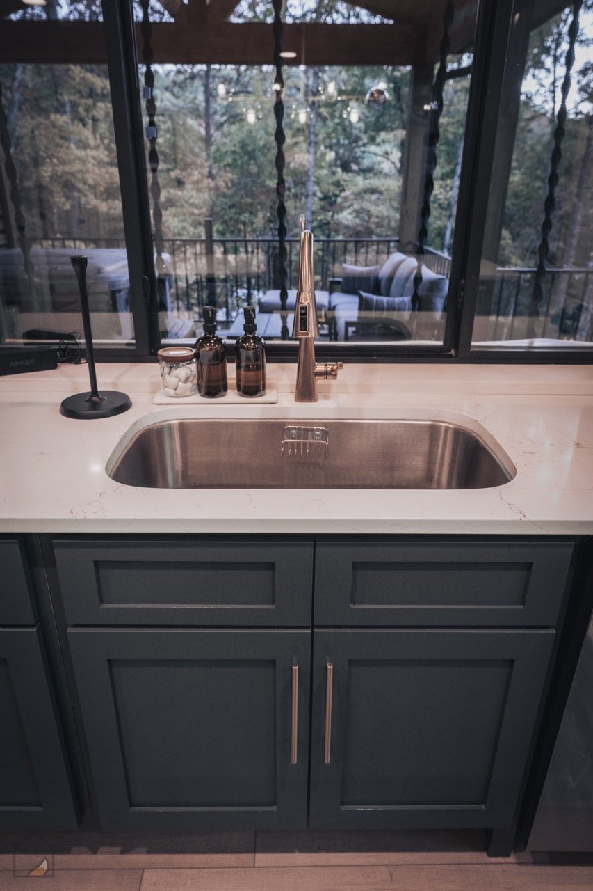 In the heart of Sevierville, Tennessee, amidst&nbsp;breathtaking views of the Great Smoky Mountains is a gorgeous custom A-Frame designed by James Knight of Reynard Custom Homes. Stella Luna is available as short term rental year round. 