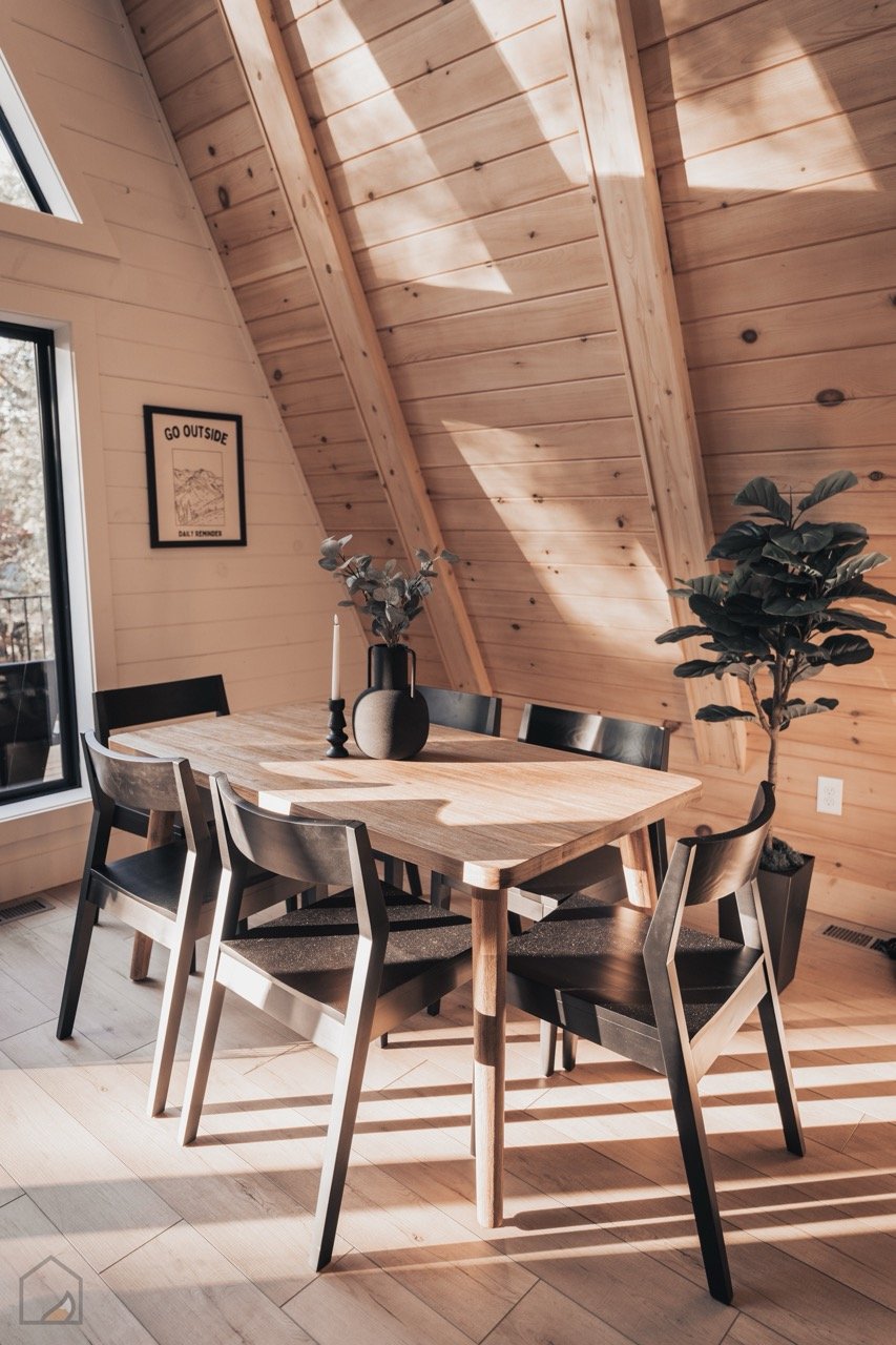 In the heart of Sevierville, Tennessee, amidst&nbsp;breathtaking views of the Great Smoky Mountains is a gorgeous custom A-Frame designed by James Knight of Reynard Custom Homes. Stella Luna is available as short term rental year round. 