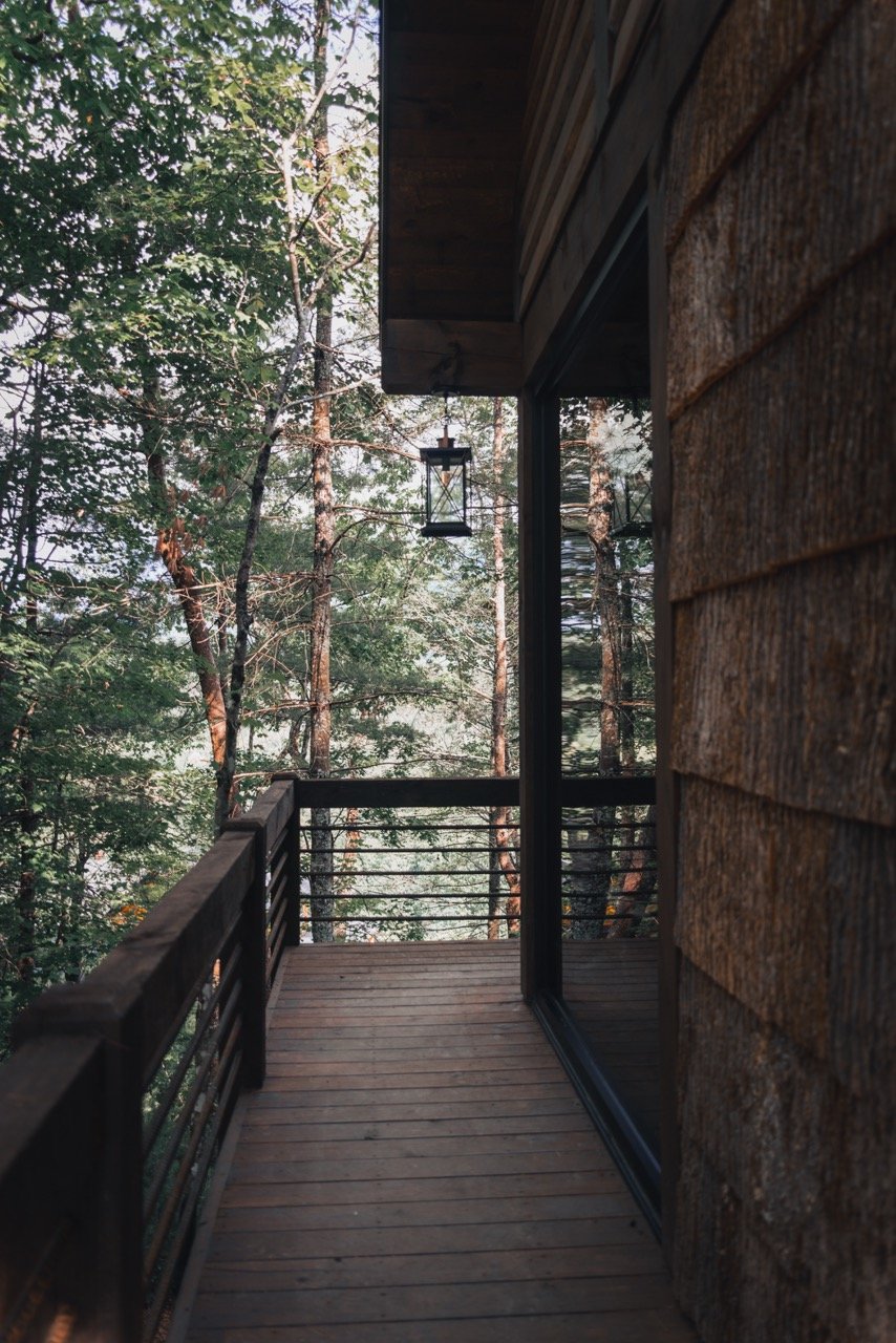 HIDEOUT - Cherry Log, GA designed by James Knight of Reynard Custom Homes