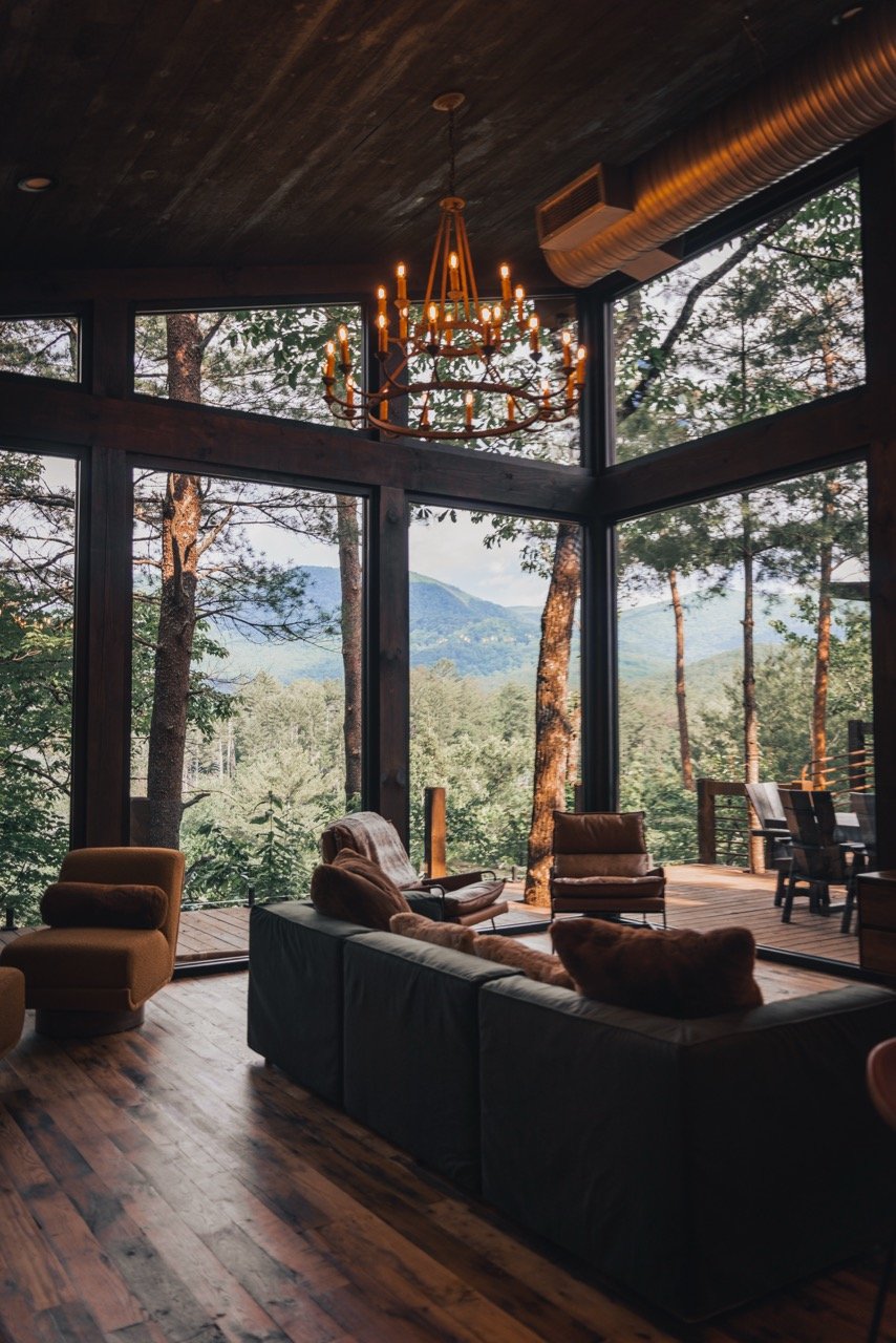 HIDEOUT - Cherry Log, GA designed by James Knight of Reynard Custom Homes