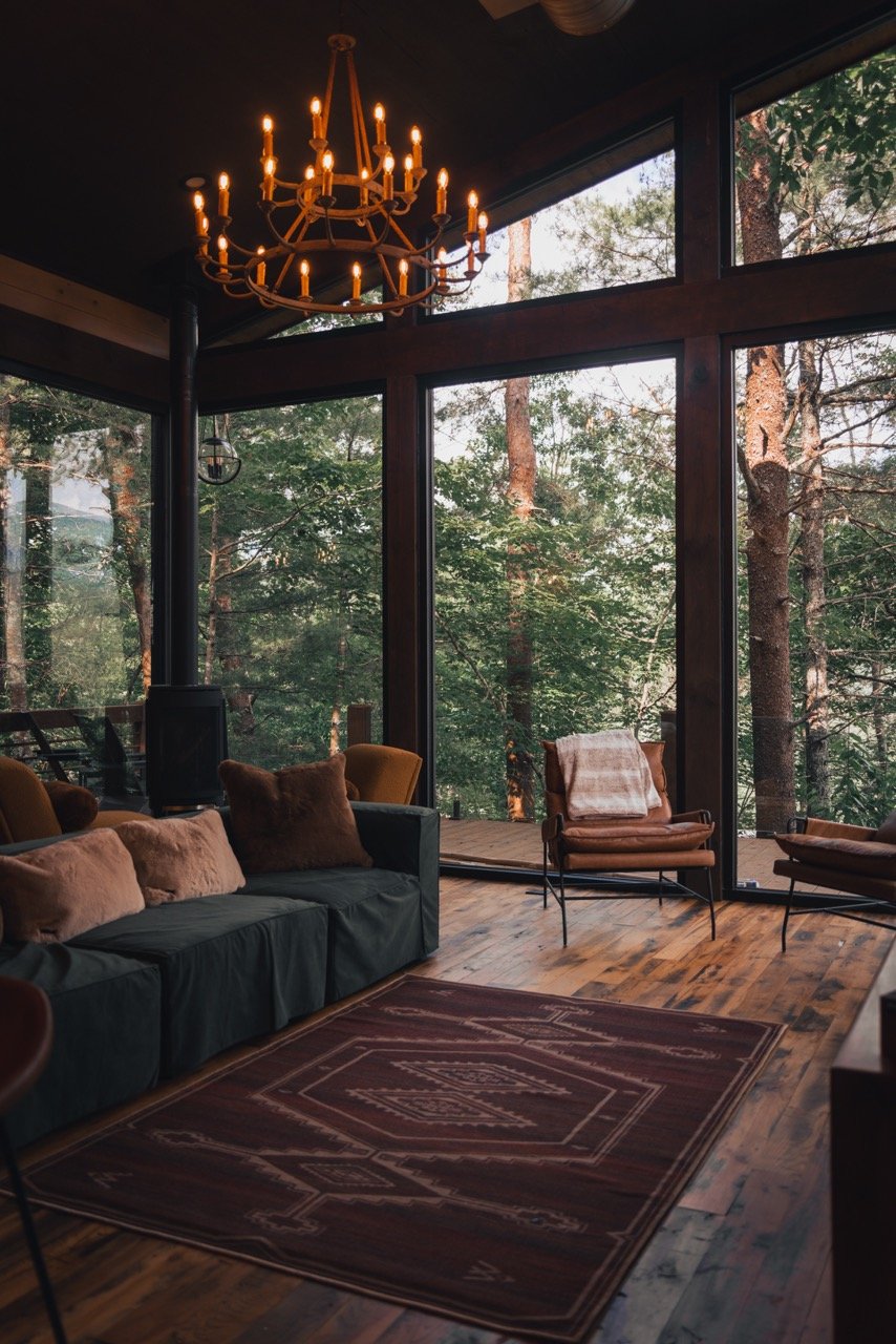 HIDEOUT - Cherry Log, GA designed by James Knight of Reynard Custom Homes