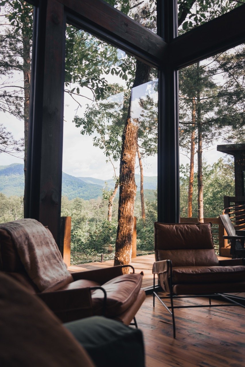 HIDEOUT - Cherry Log, GA designed by James Knight of Reynard Custom Homes