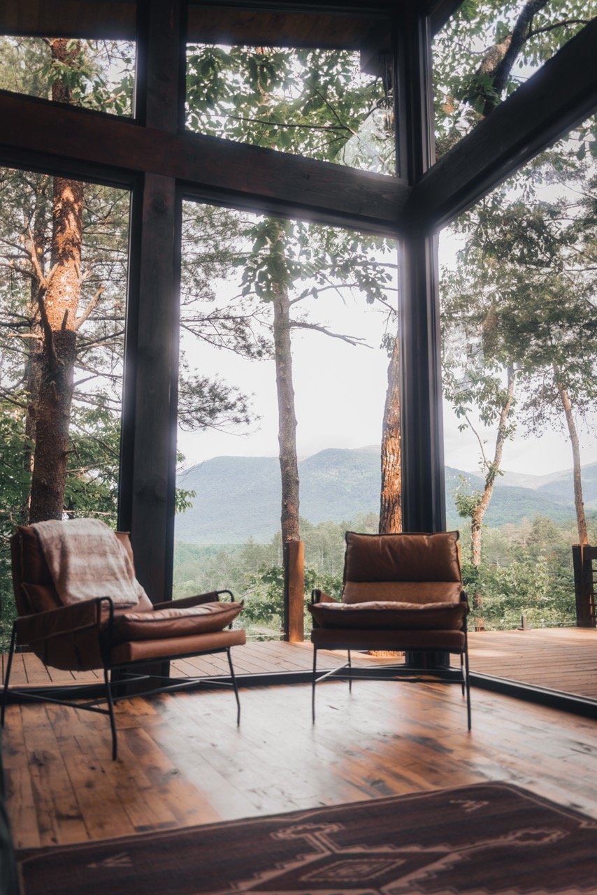 HIDEOUT - Cherry Log, GA designed by James Knight of Reynard Custom Homes