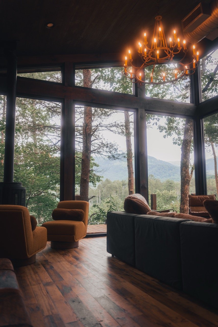 HIDEOUT - Cherry Log, GA designed by James Knight of Reynard Custom Homes