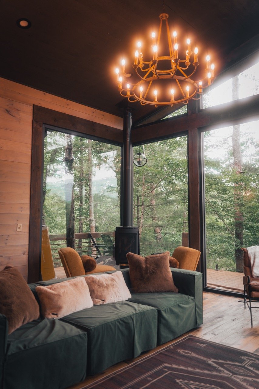 HIDEOUT - Cherry Log, GA designed by James Knight of Reynard Custom Homes