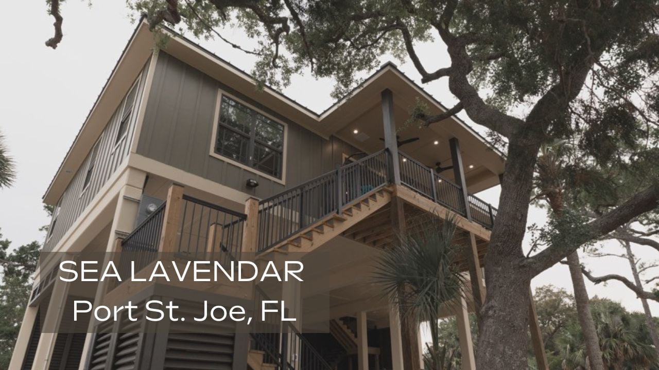 Sea Lavendar in Port St Joe FL is a custom home designed by Reynard Custom Homes. 