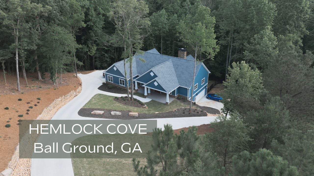 Hemlock Cove - Ball Ground Ga designed by James Knight of Reynard Custom Homes. Architectural designs